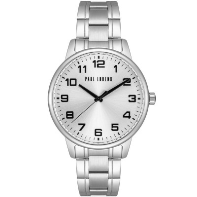 Zegarek Męski Paul Lorens PL20018B-3C1 na bransolecie stalowej w kolorze Srebrny/Srebrny o szerokości 20/18mm