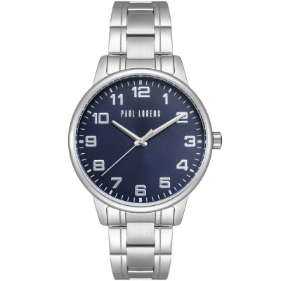 Zegarek Męski Paul Lorens PL20018B-6C1 na bransolecie stalowej w kolorze Srebrny/Srebrny o szerokości 20/18mm