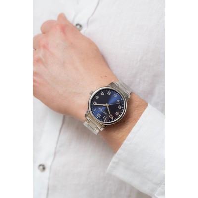 Zegarek Męski Paul Lorens PL20018B-6C1 na bransolecie stalowej w kolorze Srebrny/Srebrny o szerokości 20/18mm