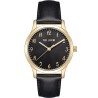 Zegarek Damski Paul Lorens PL20019A-1A2 na pasku skórzanym w kolorze Złoty/Czarny o szerokości 16/14mm
