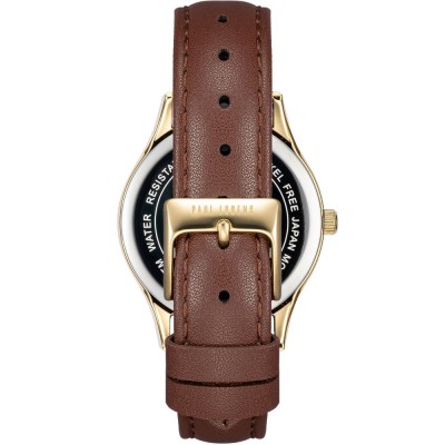 Zegarek Damski Paul Lorens PL20019A-4B2 na pasku skórzanym w kolorze Złoty/Brązowy o szerokości 16/14mm