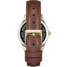 Zegarek Damski Paul Lorens PL20019A-4B2 na pasku skórzanym w kolorze Złoty/Brązowy o szerokości 16/14mm