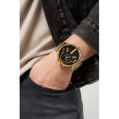 Zegarek Męski Paul Lorens PL20021B-1D1 na bransolecie stalowej w kolorze Złoty/Złoty o szerokości 24/22mm