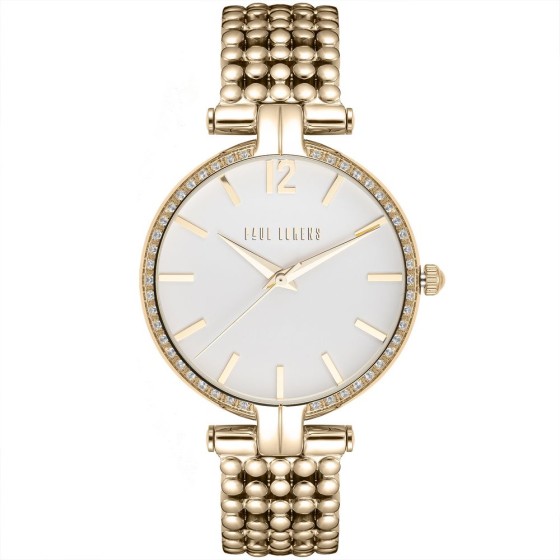 Zegarek Damski Paul Lorens PL11378B2-3D1 na bransolecie stalowej w kolorze Złoty/Złoty o szerokości 16