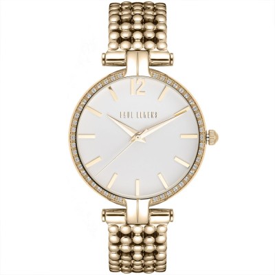 Zegarek Damski Paul Lorens PL11378B2-3D1 na bransolecie stalowej w kolorze Złoty/Złoty o szerokości 16