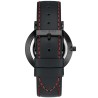 Zegarek Męski Paul Lorens PL11989A5-1A3 na pasku skórzanym w kolorze Czarny/Czarny o szerokości 20/18mm
