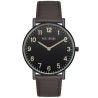 Zegarek Męski Paul Lorens PL11989A5-1B3 na pasku skórzanym w kolorze Czarny/Brązowy o szerokości 20/18mm