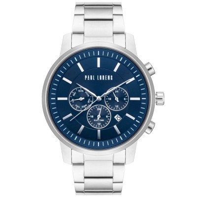 Zegarek Męski Paul Lorens PL6647B-1D1 na bransolecie stalowej w kolorze Złoty/Złoty o szerokości 22/20mm