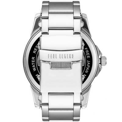 Zegarek Męski Paul Lorens PL3844B3-6C1 na bransolecie stalowej w kolorze Srebrny/Srebrny o szerokości 24/22mm