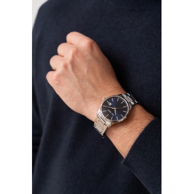 Zegarek Męski Paul Lorens PL14573B-1D1 na bransolecie stalowej w kolorze Złoty/Złoty o szerokości 22/20mm