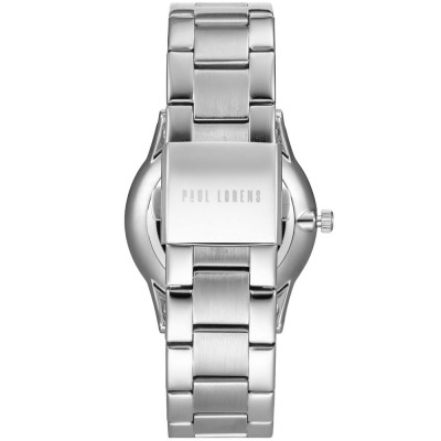 Zegarek Męski Paul Lorens PL14573B2-1A5 na bransolecie stalowej w kolorze Czarny/Czarny o szerokości 22/20mm