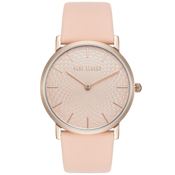 Zegarek Damski Paul Lorens PL8709A1-2B3 na pasku skórzanym w kolorze Różowe Złoto/Beżowy o szerokości 22/20mm