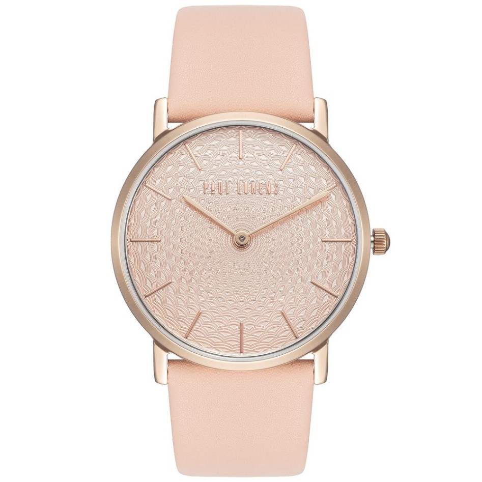 Zegarek Damski Paul Lorens PL8709A1-2B3 na pasku skórzanym w kolorze Różowe Złoto/Beżowy o szerokości 22/20mm