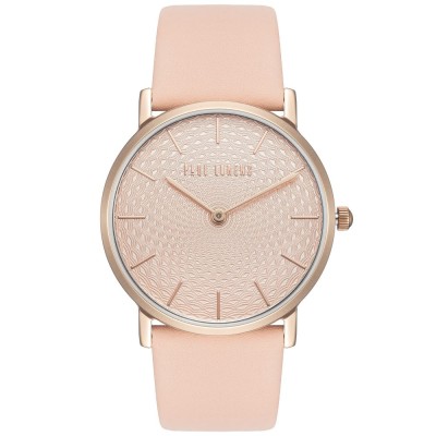 Zegarek Damski Paul Lorens PL8709A1-2B3 na pasku skórzanym w kolorze Różowe Złoto/Beżowy o szerokości 22/20mm