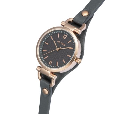 Zegarek Damski Paul Lorens PL3652A-1B3 na pasku skórzanym w kolorze Różowe Złoto/Szary o szerokości 8/8mm