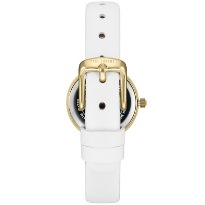 Zegarek Damski Paul Lorens PL14641A-3C2-2 na pasku skórzanym w kolorze Złoty/Biały o szerokości 12/10mm