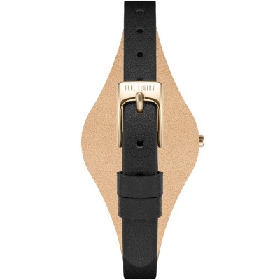 Zegarek Damski Paul Lorens PL13922A-1A2 na pasku skórzanym w kolorze Złoty/Czarny o szerokości 8/8mm
