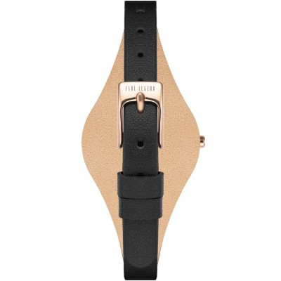 Zegarek Damski Paul Lorens PL13922A-1A3 na pasku skórzanym w kolorze Różowe Złoto/Czarny o szerokości 8/8mm