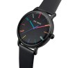 Zegarek Damski Paul Lorens PL12445A-1A1 na pasku skórzanym w kolorze Czarny/Czarny o szerokości 22/20mm