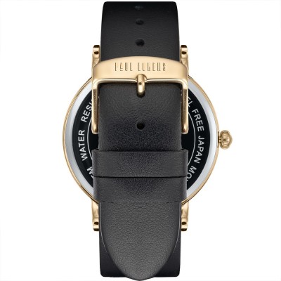 Zegarek Damski Paul Lorens PL12445A-1A2 na pasku skórzanym w kolorze Złoty/Czarny o szerokości 22/20mm