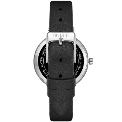 Zegarek Damski Paul Lorens PL10995A2-1A1 na pasku skórzanym w kolorze Srebrny/Czarny o szerokości 14/12mm