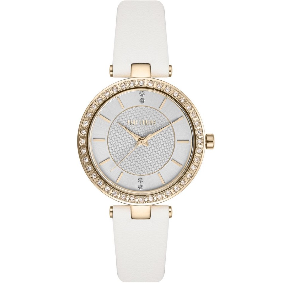 Zegarek Damski Paul Lorens PL10995A2-3C2 na pasku skórzanym w kolorze Złoty/Biały o szerokości 14/12mm