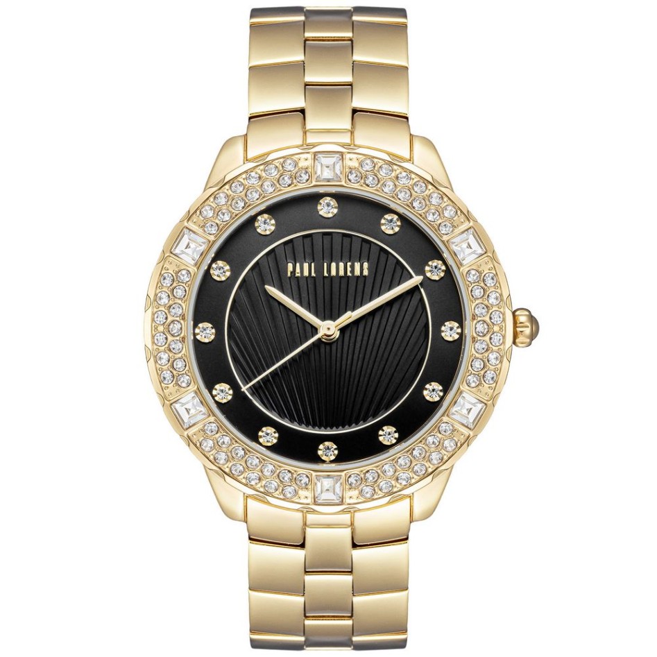 Zegarek Damski Paul Lorens PL8527B2-1D1 na bransolecie stalowej w kolorze Złoty/Złoty o szerokości 18/18mm