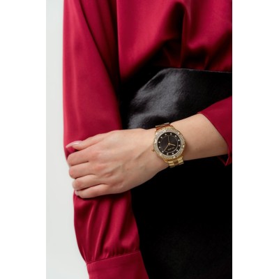 Zegarek Damski Paul Lorens PL8527B2-1D1 na bransolecie stalowej w kolorze Złoty/Złoty o szerokości 18/18mm
