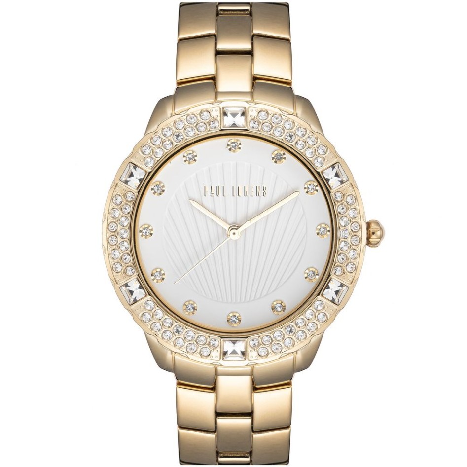 Zegarek Damski Paul Lorens PL8527B2-3D1 na bransolecie stalowej w kolorze Złoty/Złoty o szerokości 18/18mm