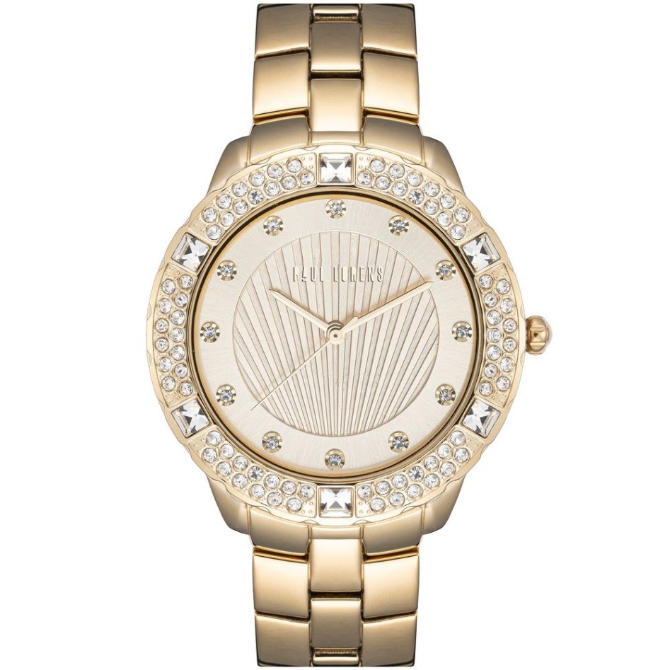 Zegarek Damski Paul Lorens PL8527B2-4D1 na bransolecie stalowej w kolorze Złoty/Złoty o szerokości 18/18mm