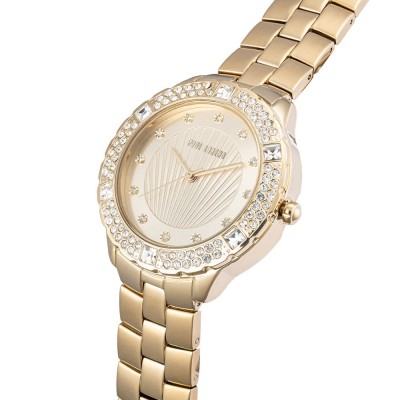 Zegarek Damski Paul Lorens PL8527B2-4D1 na bransolecie stalowej w kolorze Złoty/Złoty o szerokości 18/18mm