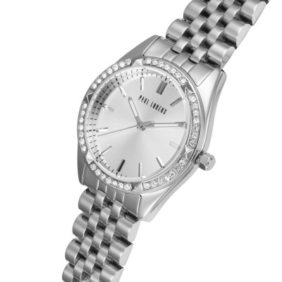 Zegarek Damski Paul Lorens PL14427B-3C1 na bransolecie stalowej w kolorze Srebrny/Srebrny o szerokości 16/14mm