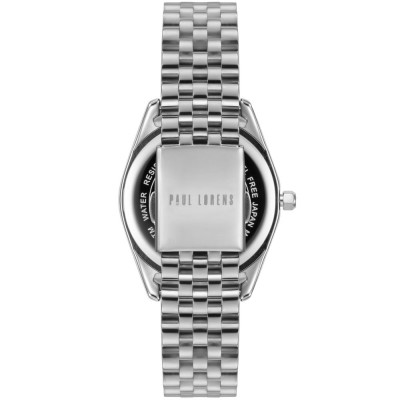 Zegarek Damski Paul Lorens PL14427B-3C1 na bransolecie stalowej w kolorze Srebrny/Srebrny o szerokości 16/14mm