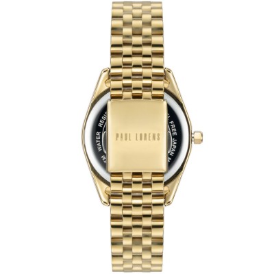 Zegarek Damski Paul Lorens PL14427B-3D1 na bransolecie stalowej w kolorze Złoty/Złoty o szerokości 16/14mm