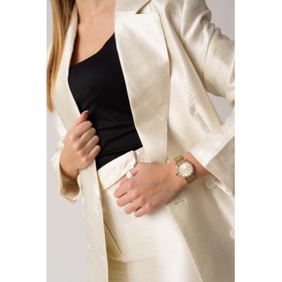 Zegarek Damski Paul Lorens PL14427B-3D1 na bransolecie stalowej w kolorze Złoty/Złoty o szerokości 16/14mm