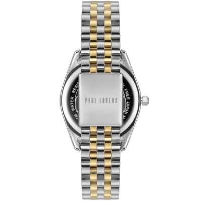 Zegarek Damski Paul Lorens PL14427B-3D2 na bransolecie stalowej w kolorze Srebrny/Złoty/Srebrny/Złoty o szerokości 16/14mm