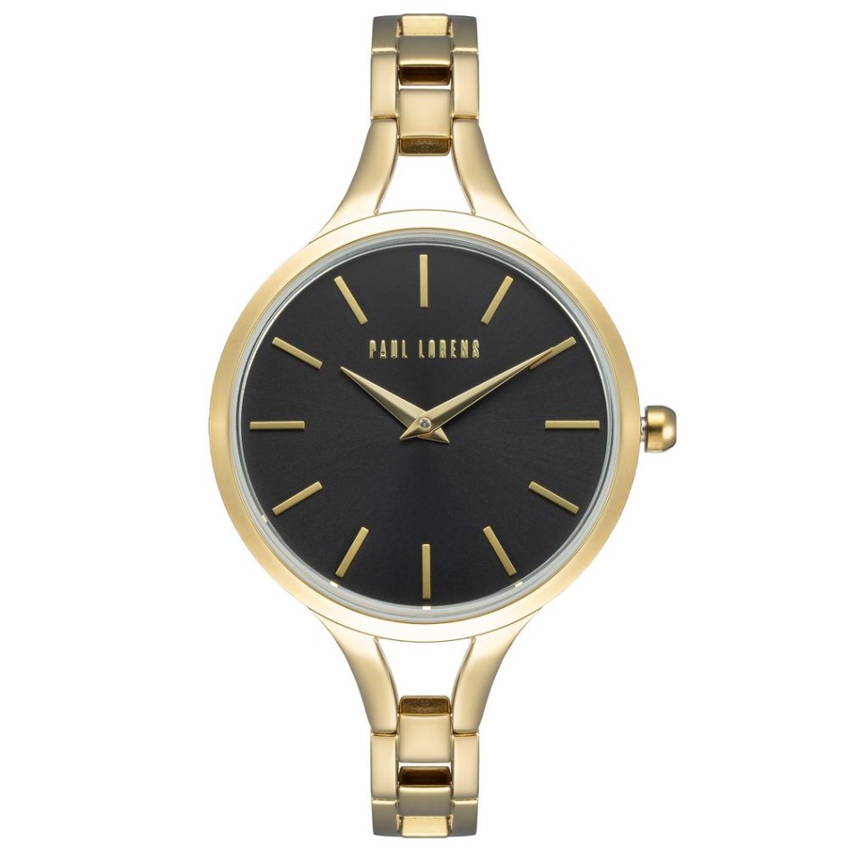 Zegarek Damski Paul Lorens PL11851B-1D1 na bransolecie stalowej w kolorze Złoty/Złoty o szerokości 10/10mm