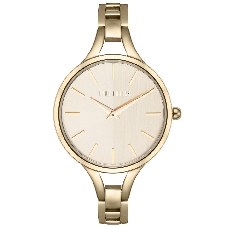 Zegarek Damski Paul Lorens PL11851B-3D1 na bransolecie stalowej w kolorze Złoty/Złoty o szerokości 10/10mm