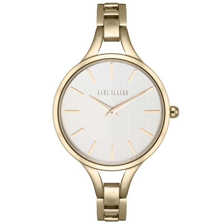 Zegarek Damski Paul Lorens PL11851B-4D1 na bransolecie stalowej w kolorze Złoty/Złoty o szerokości 10/10mm