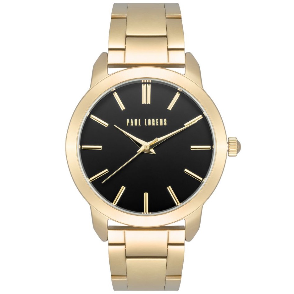 Zegarek Damski Paul Lorens PL10659B-1D1 na bransolecie stalowej w kolorze Złoty/Złoty o szerokości 18/18mm