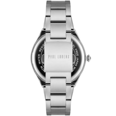 Zegarek Damski Paul Lorens PL9656B3-3C1 na bransolecie stalowej w kolorze Srebrny/Srebrny o szerokości 20/16mm