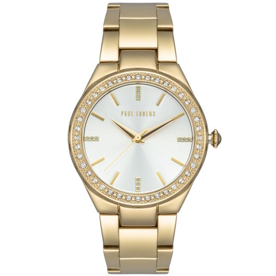 Zegarek Damski Paul Lorens PL9656B3-3D1 na bransolecie stalowej w kolorze Złoty/Złoty o szerokości 20/16mm