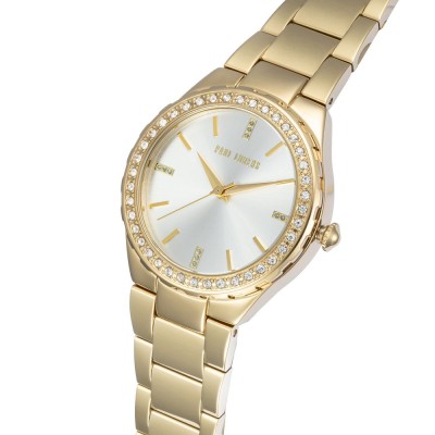 Zegarek Damski Paul Lorens PL9656B3-3D1 na bransolecie stalowej w kolorze Złoty/Złoty o szerokości 20/16mm