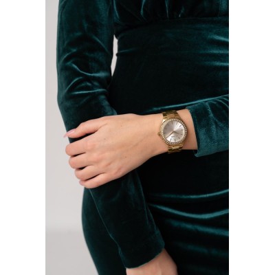 Zegarek Damski Paul Lorens PL9656B3-3D1 na bransolecie stalowej w kolorze Złoty/Złoty o szerokości 20/16mm