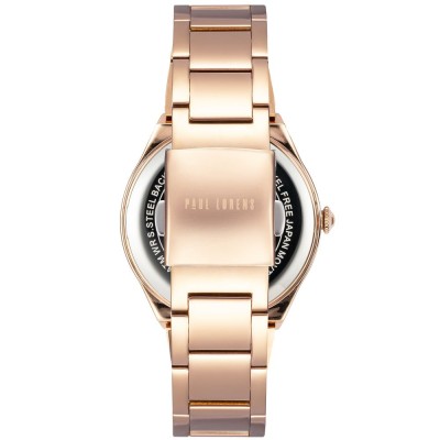 Zegarek Damski Paul Lorens PL9656B3-4D2 na bransolecie mesh w kolorze Różowe Złoto/Różowe Złoto o szerokości 20/16mm