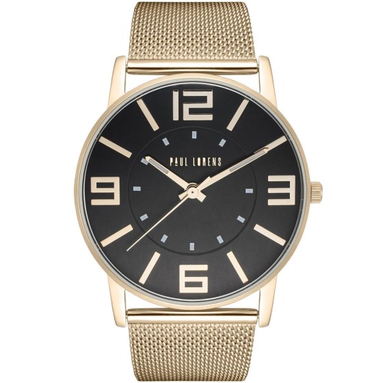 Zegarek Damski Paul Lorens PL1874B2-1D1 na bransolecie mesh w kolorze Złoty/Złoty o szerokości 24/22mm