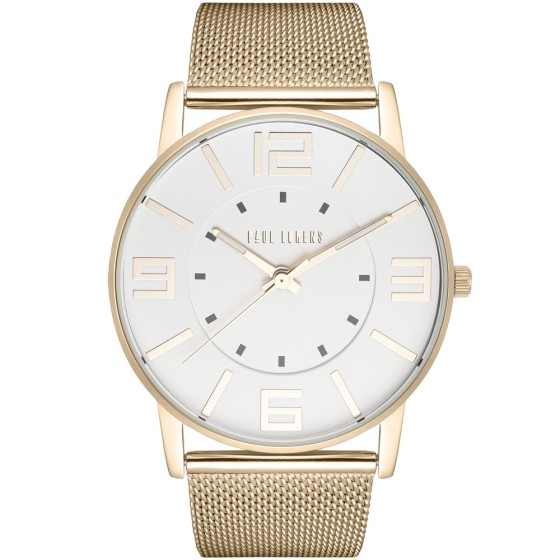 Zegarek Damski Paul Lorens PL1874B2-3D1 na bransolecie mesh w kolorze Złoty/Złoty o szerokości 24/22mm
