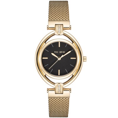 Zegarek Damski Paul Lorens PL13628B-1D1 na bransolecie mesh w kolorze Złoty/Złoty o szerokości 14/12mm