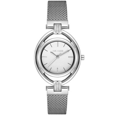 Zegarek Damski Paul Lorens PL13628B-3C1 na bransolecie mesh w kolorze Srebrny/Srebrny o szerokości 14/12mm
