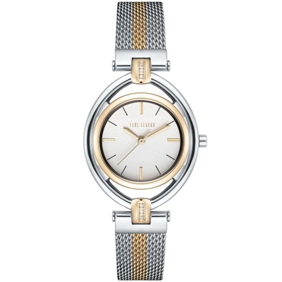 Zegarek Damski Paul Lorens PL13628B-3D2 na bransolecie mesh w kolorze Srebrny/Złoty/Srebrny/Złoty o szerokości 14/12mm